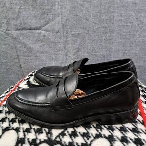 %Cole Haan Men's Modern Essentials Black Leather Penny Loafer sz 13 M / D2
